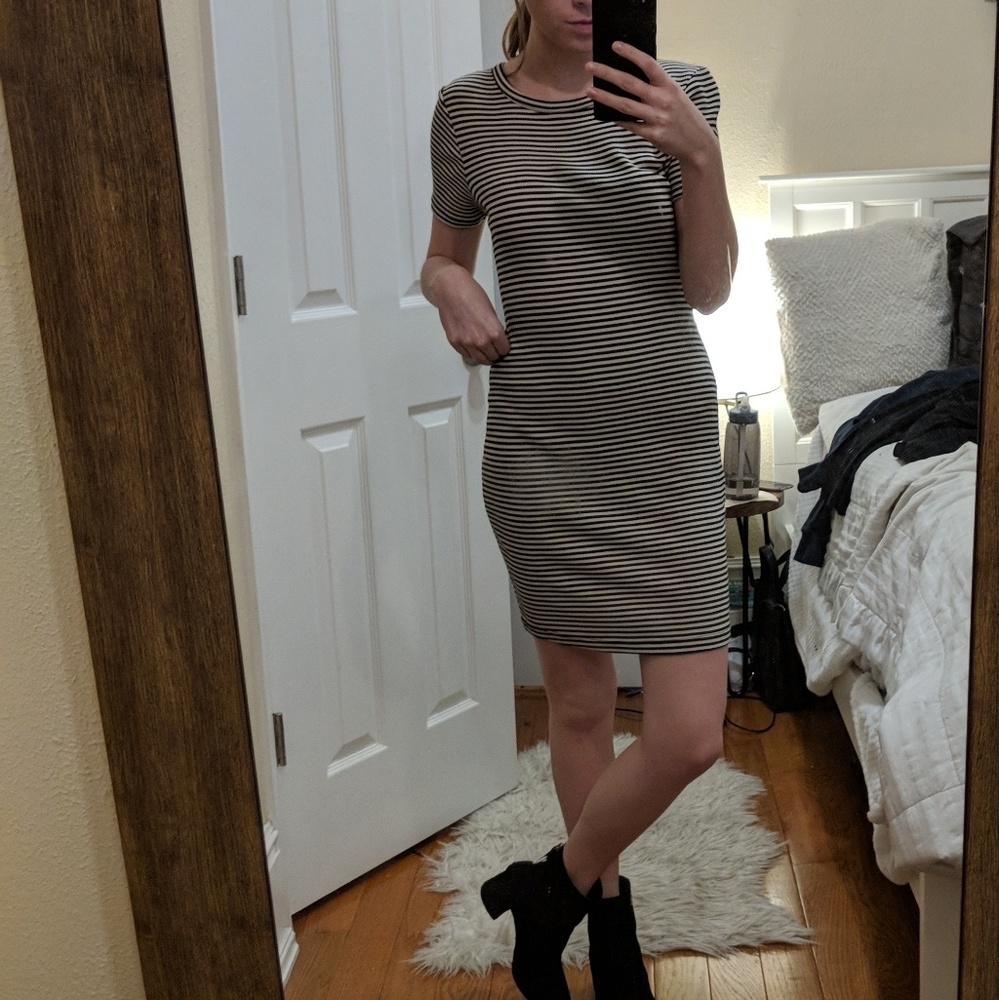 BRANDY MELVILLE striped bodycon